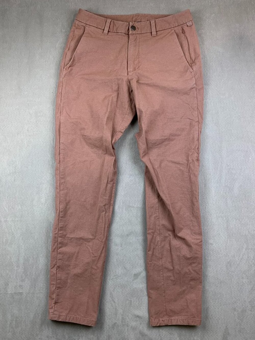Lululemon Mens Pants 30 Pink Earth Dye Color Clay Commission Pant Slim 30x30